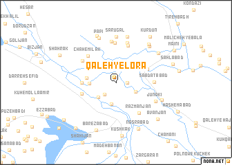 map of Qal‘eh-ye Lorā