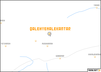 map of Qal‘eh-ye Malek Antar