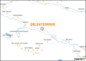 map of Qal‘eh-ye Mamkā