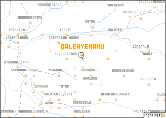map of Qal‘eh-ye Mamū