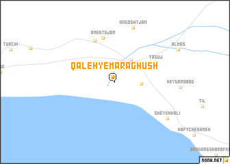 map of Qal‘eh-ye Marāghūsh