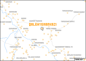 map of Qal‘eh-ye Markazī