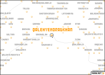 map of Qal‘eh-ye Morād Khān