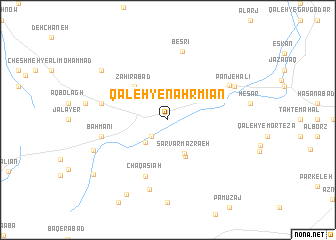 map of Qal‘eh-ye Nahr Mīān