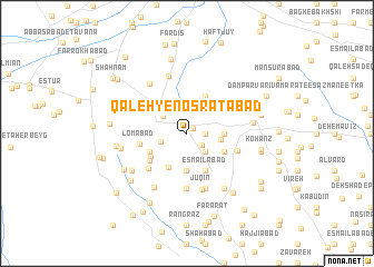 map of Qal‘eh-ye Noşratābād