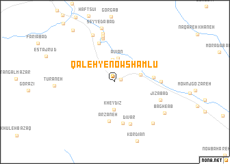 map of Qal‘eh-ye Now Shāmlū