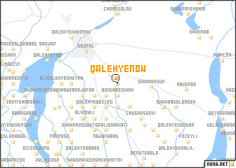 map of Qal‘eh-ye Now