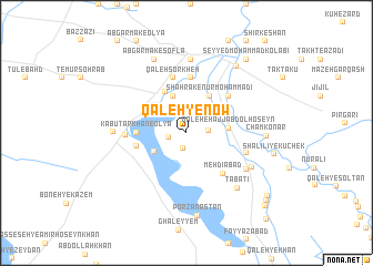 map of Qal‘eh-ye Now