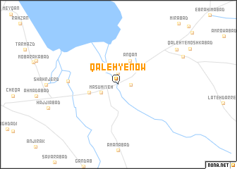 map of Qal‘eh-ye Now