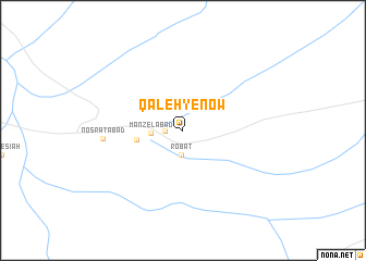 map of Qal‘eh-ye Now