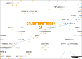 map of Qal‘eh-ye Pāyandeh