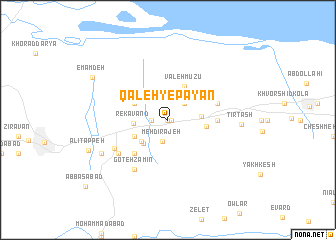 map of Qal‘eh-ye Pāyān