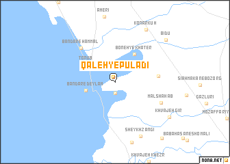 map of Qal‘eh-ye Pūlādī