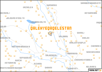 map of Qal‘eh-ye Qāqelestān