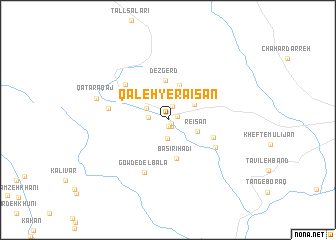 map of Qal‘eh-ye Ra\