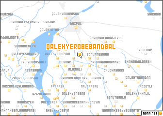 map of Qal‘eh-ye Rob‘-e Bandbāl