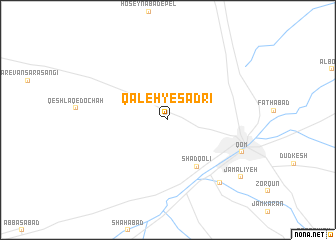 map of Qal‘eh-ye Şadrī