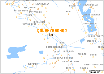 map of Qal‘eh-ye Saḩar