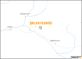map of Qal‘eh-ye Sangī