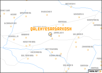 map of Qal‘eh-ye Sardār Kosh
