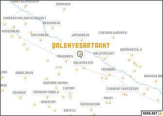 map of Qal‘eh-ye Sar Takht