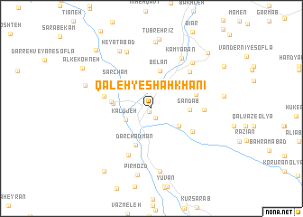 map of Qal‘eh-ye Shāh Khānī