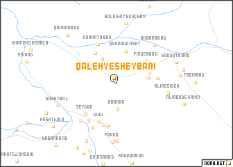 map of Qal‘eh-ye Sheybānī