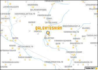 map of Qal‘eh-ye Shīān