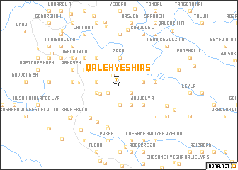 map of Qal‘eh-ye Shīās