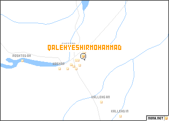 map of Qal‘eh-ye Shīr Moḩammad