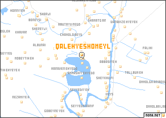 map of Qal‘eh-ye Shomeyl