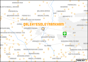 map of Qal‘eh-ye Soleymān Khānī