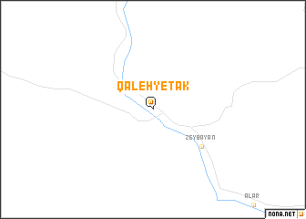map of Qal‘eh-ye Tak