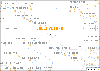 map of Qal‘eh-ye Tork