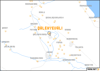 map of Qal‘eh-ye Valī