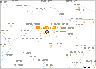 map of Qal‘eh-ye Zakī