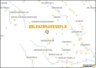 map of Qal‘eh Zanjīr-e Soflá