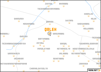 map of Qal‘eh