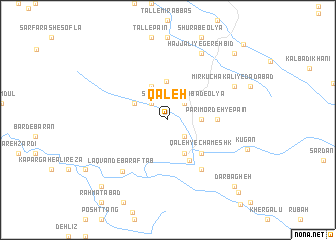 map of Qal‘eh