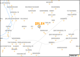 map of Qal‘eh