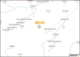 map of Qal‘eh