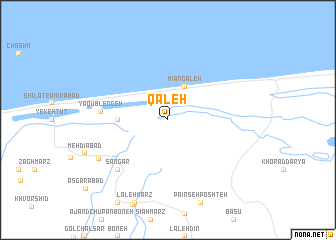 map of Qal‘eh