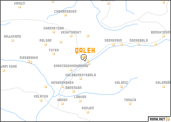map of Qal‘eh