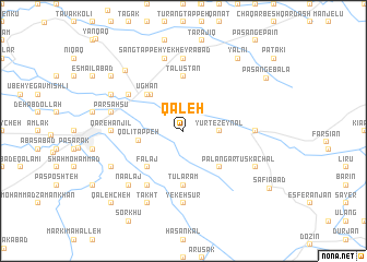 map of Qal‘eh