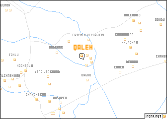 map of Qal‘eh