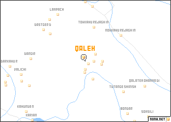 map of Qal‘eh