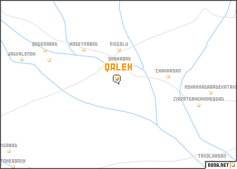 map of Qal‘eh