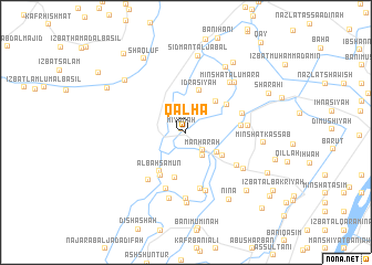 map of Qalhā