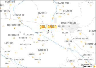 map of Qaliasan