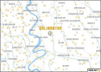 map of Qalīb Abyār